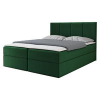 BOXBETT Rebos - Grün, Holz/Textil (160/200cm) - MIRJAN24