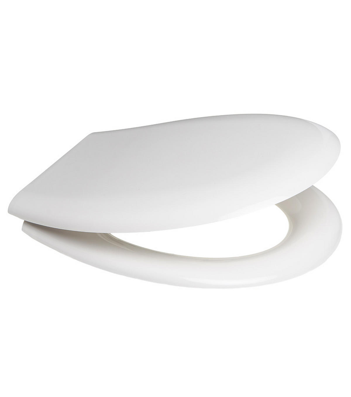 WC-SITZ mit Absenkautomatik Hygiene - Weiß, Holzwerkstoff (38/6/47cm) - Sanilo