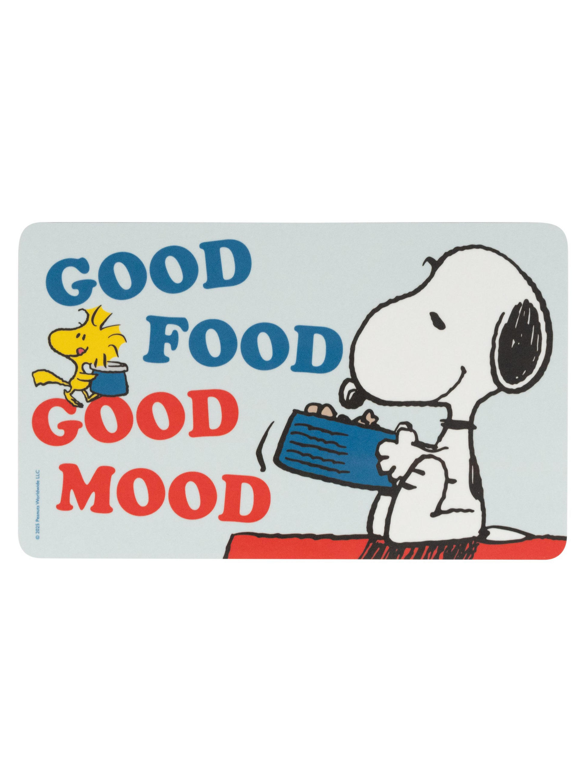BRETTCHEN The Peanuts Snoopy Good food good mood Blau 14,5 x 23,5 cm - Blau, Kunststoff (14.5/23.5cm) - United Labels