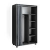 KLEIDERSCHRANK Doros Grau 100 x 168 cm mit Rollen - Grau, Holzwerkstoff (100/168/50cm) - Vicco