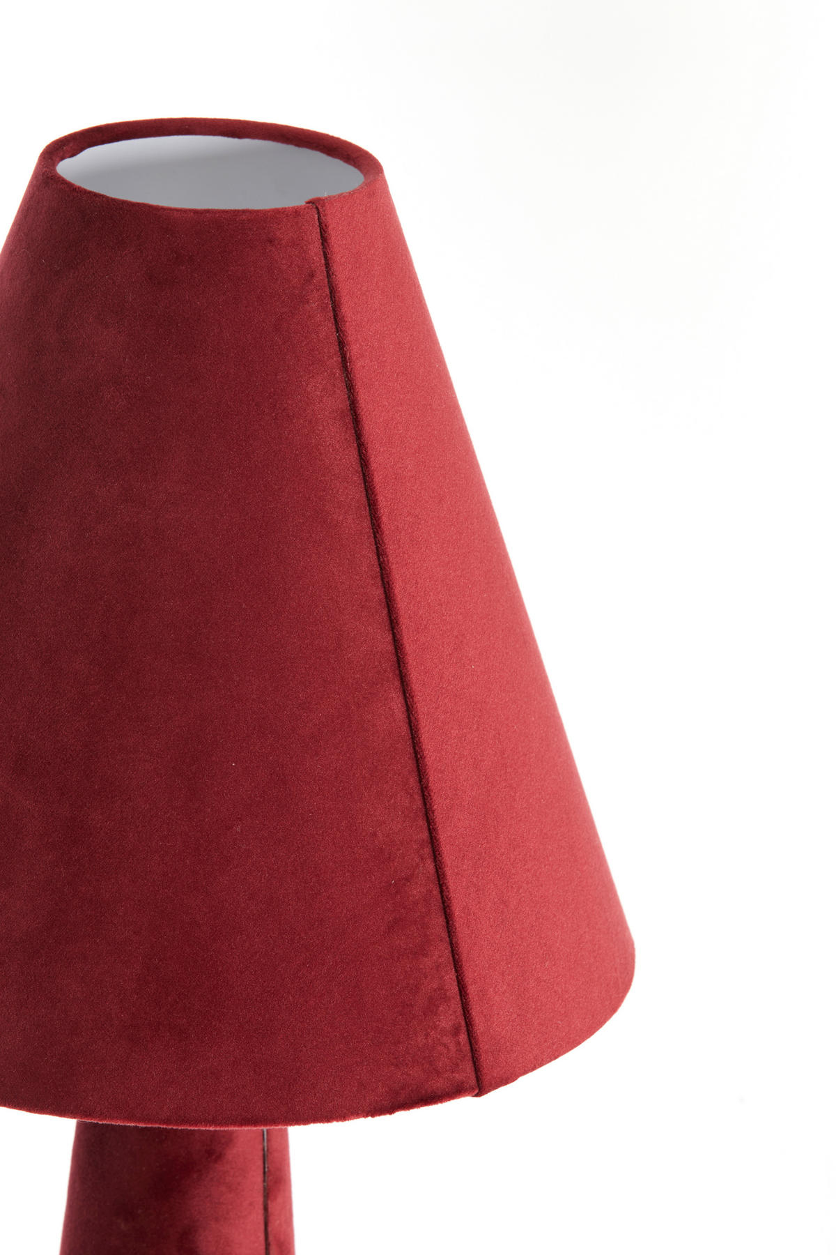 TISCHLAMPE Devia Rot Ø30/61 cm - Rot, Textil (30/30/62.5cm) - Light & Living