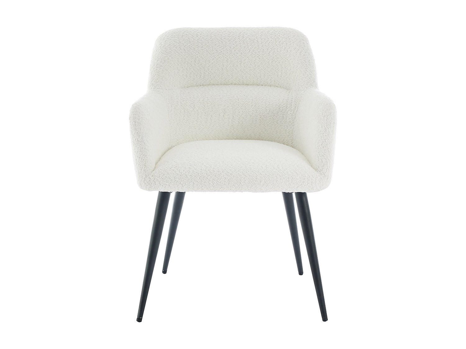 STUHL - 59.5 cm x 61 cm - Stoff - Weiß - HEKA - Weiß, Textil (59.5/78/61cm) - Vente-Unique