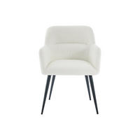 STUHL - 59.5 cm x 61 cm - Stoff - Weiß - HEKA - Weiß, Textil (59.5/78/61cm) - Vente-Unique