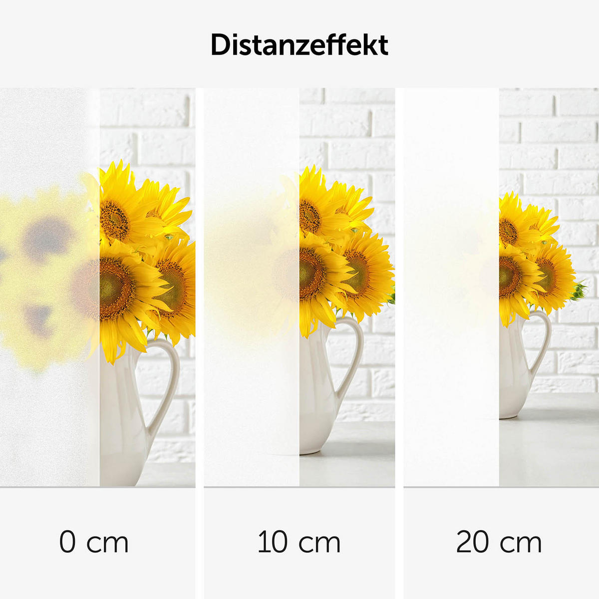SICHTSCHUTZFOLIE 60/200 cm blickdicht & statisch haftend + UV-Schutz - Weiß - selbstklebend Fenster - Weiß, Kunststoff (60/200cm) - Blumtal
