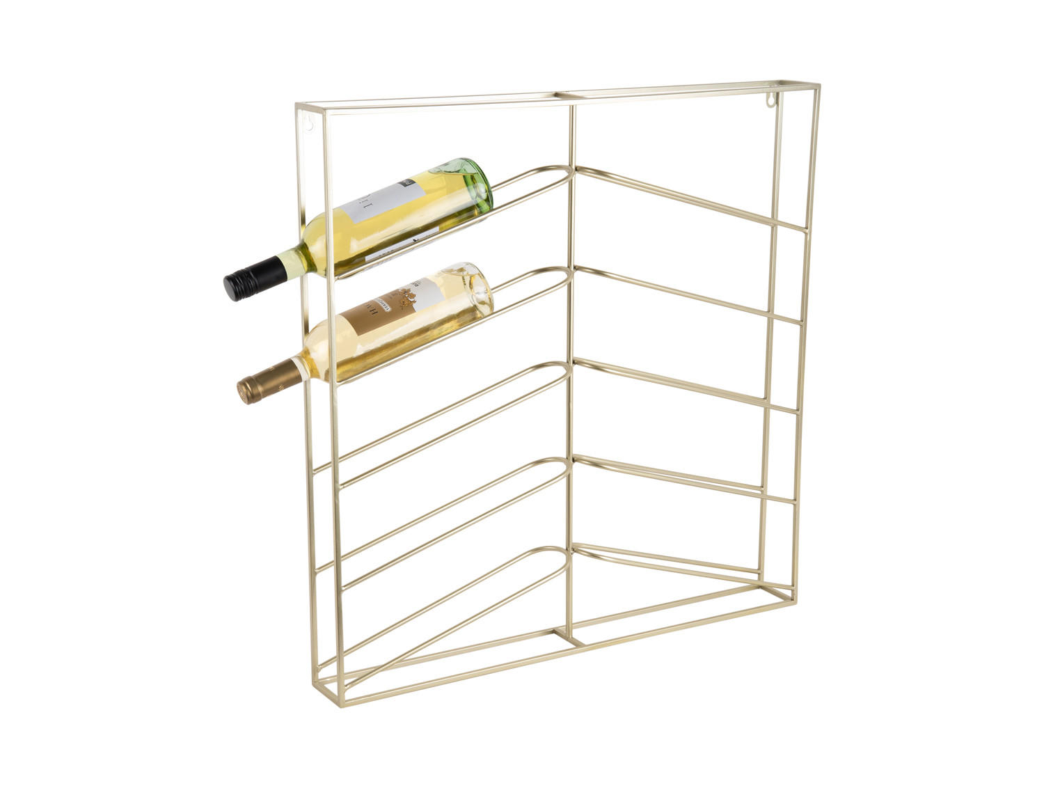 Present Time Weinregal Gold 7x66x67 cm