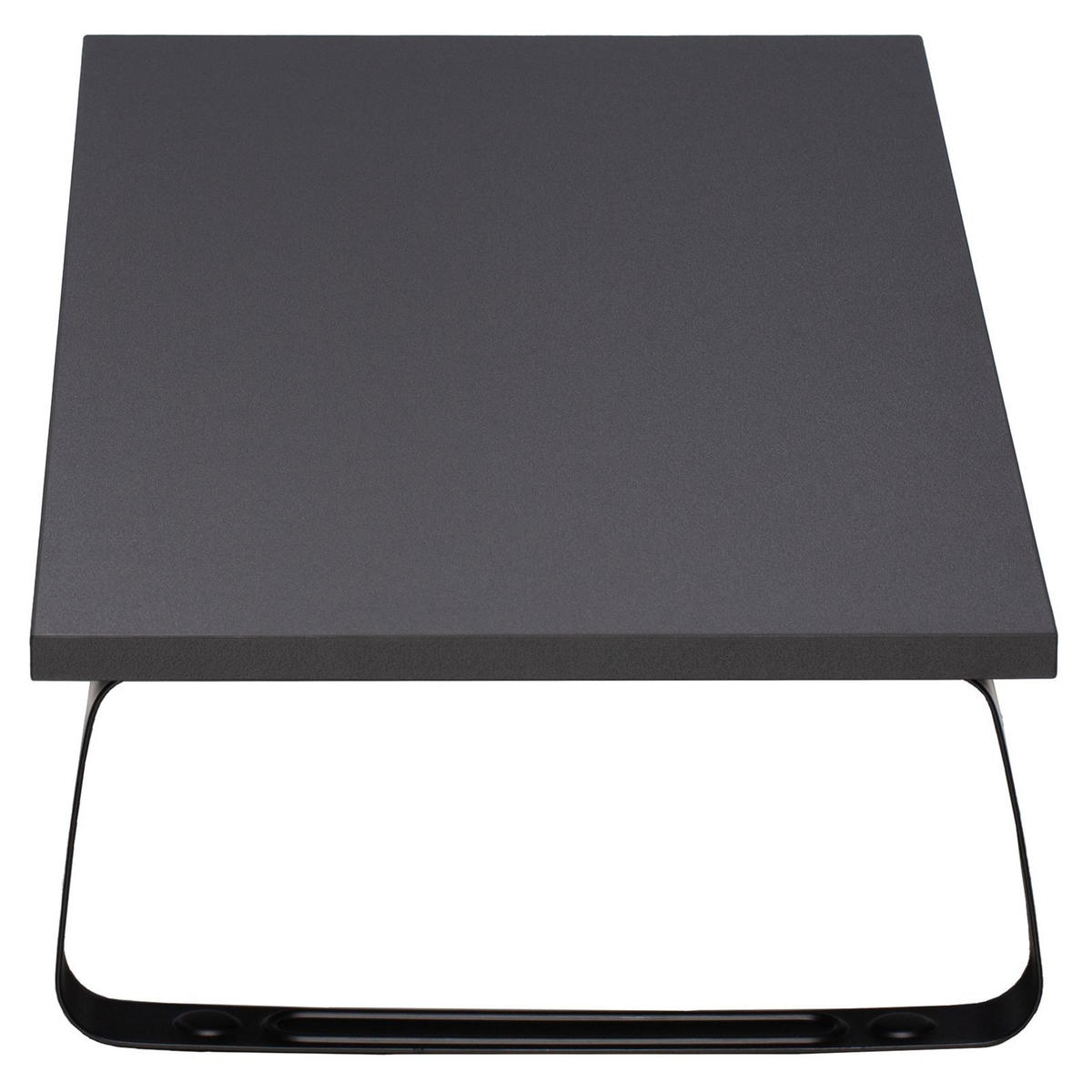 MONITORSTÄNDER STANFORD - Schwarz, Holzwerkstoff/Metall (26/60/12cm) - IDIMEX