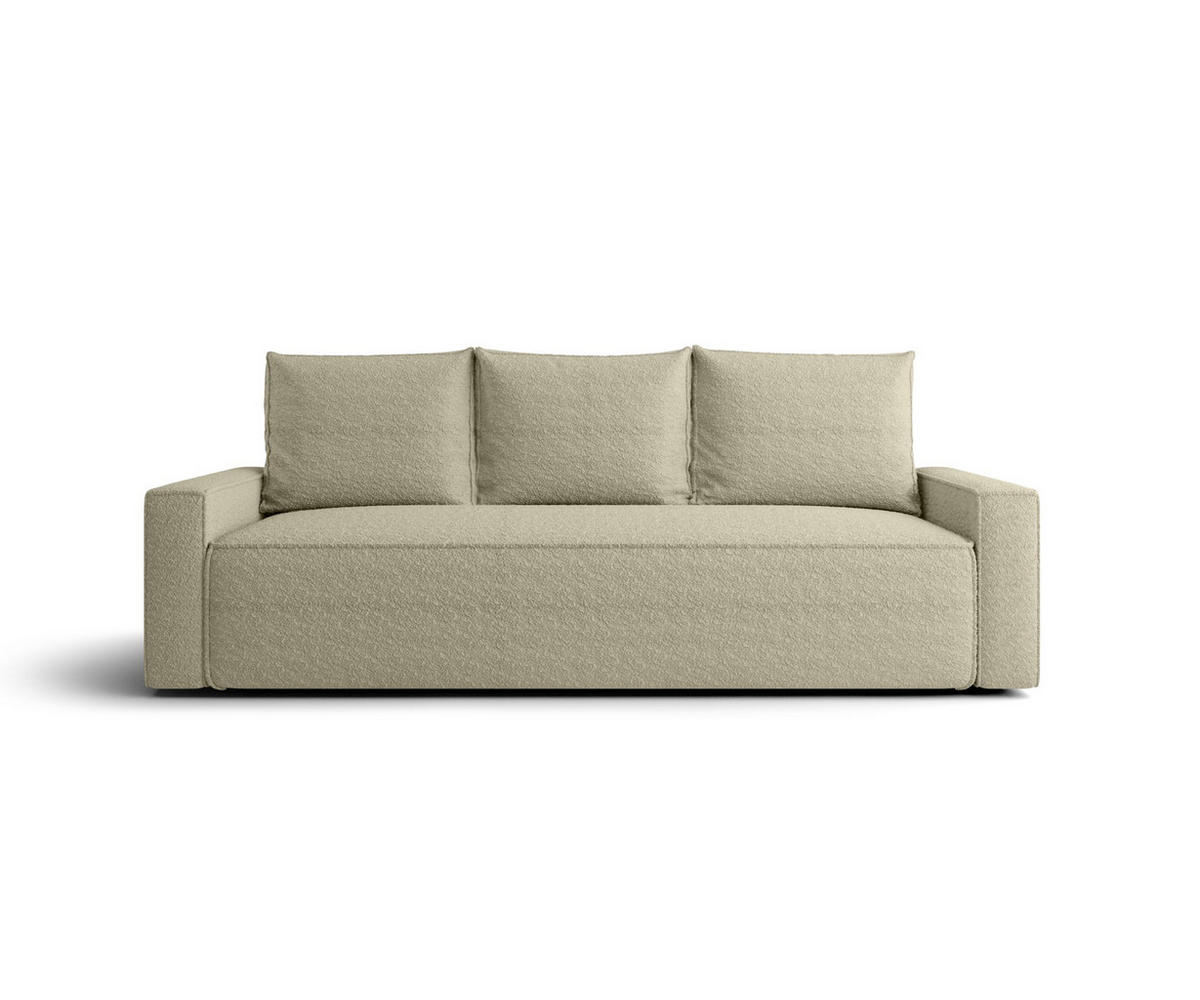 SOFA mit Schlaffunktion SAVIO Quelle 06 - Beige, Textil (232/90/90cm) - Bedante