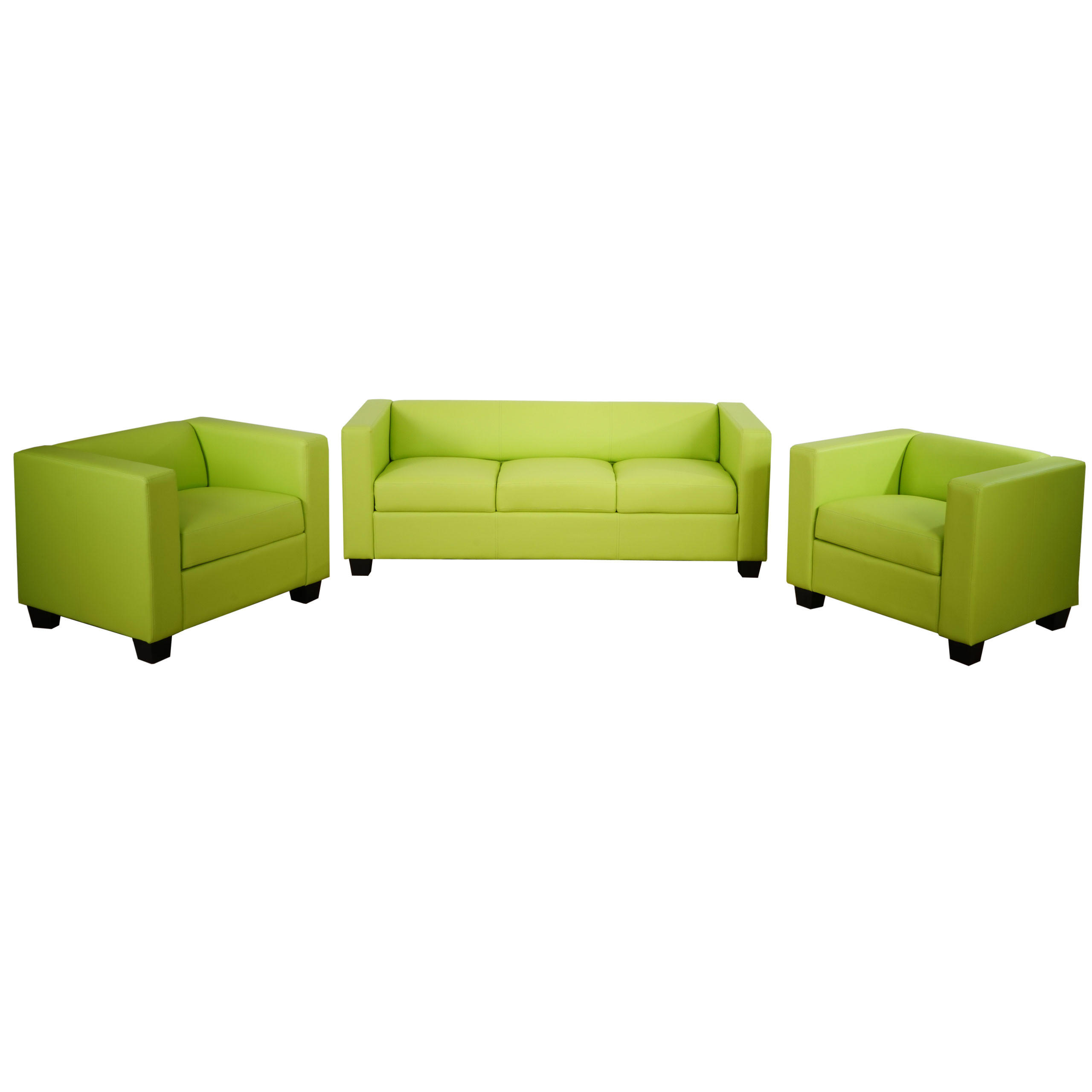 SOFAGARNITUR Hellgrün - Hellgrün, Textil (450/70/200cm) - MCW