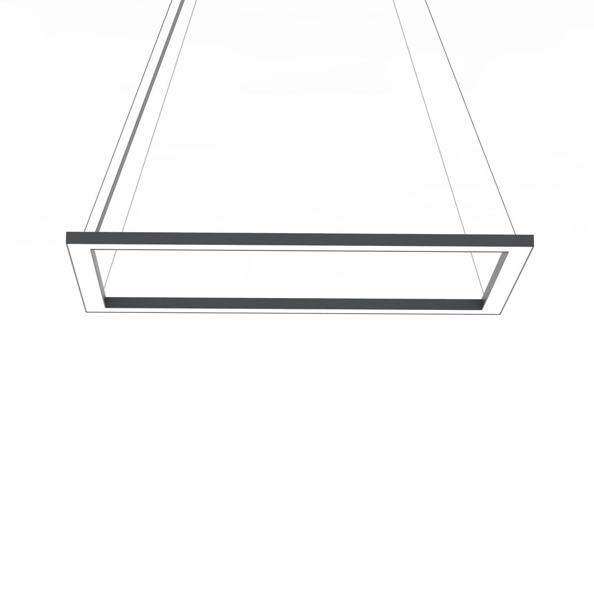 LED-HÄNGELEUCHTE - Anthrazit, Metall (40/60/100cm) - Lumicom