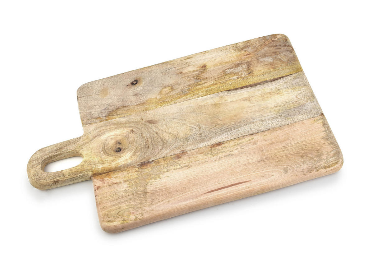 SCHNEIDEBRETT Logan Beige 50/31/2.5 cm Holz - Beige, Holz (31/50cm) - Mondex