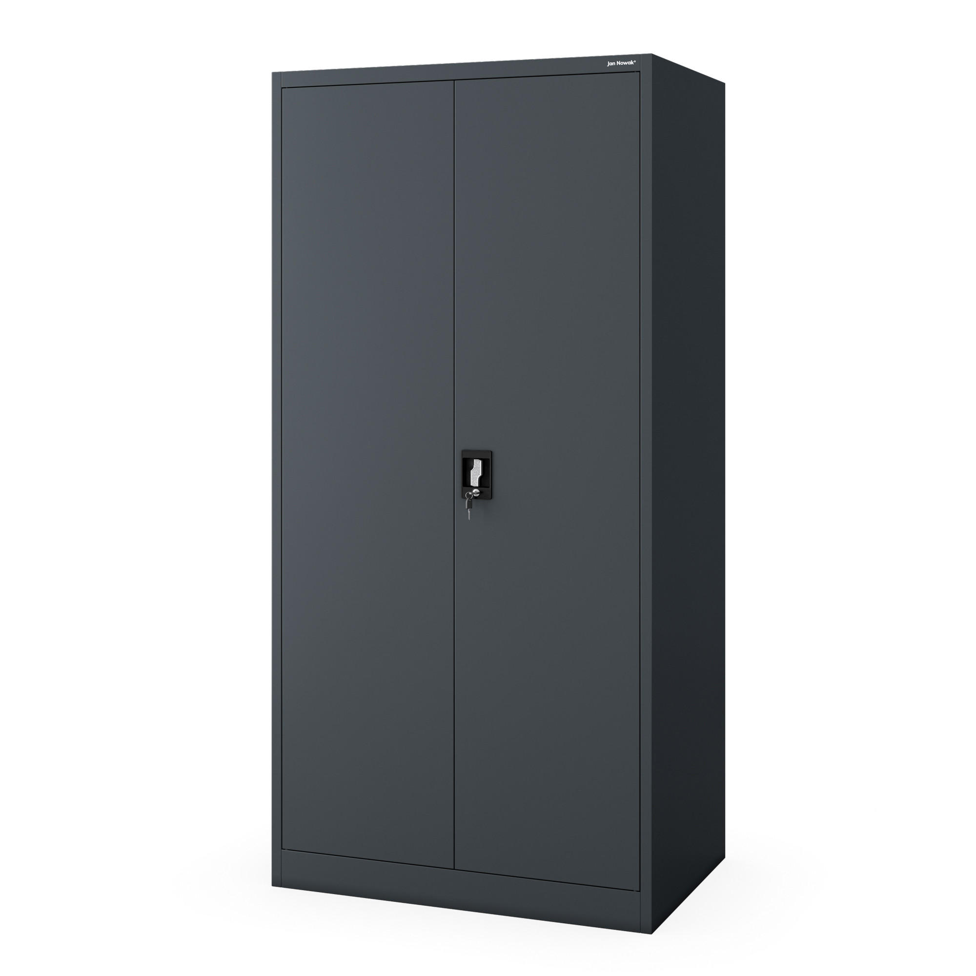 METALLSCHRANK für Büro und Werkstatt JAN D600 - Anthrazit, Metall (90/185/60cm) - Jan Nowak
