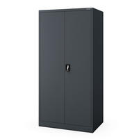 METALLSCHRANK für Büro und Werkstatt JAN D600 - Anthrazit, Metall (90/185/60cm) - Jan Nowak