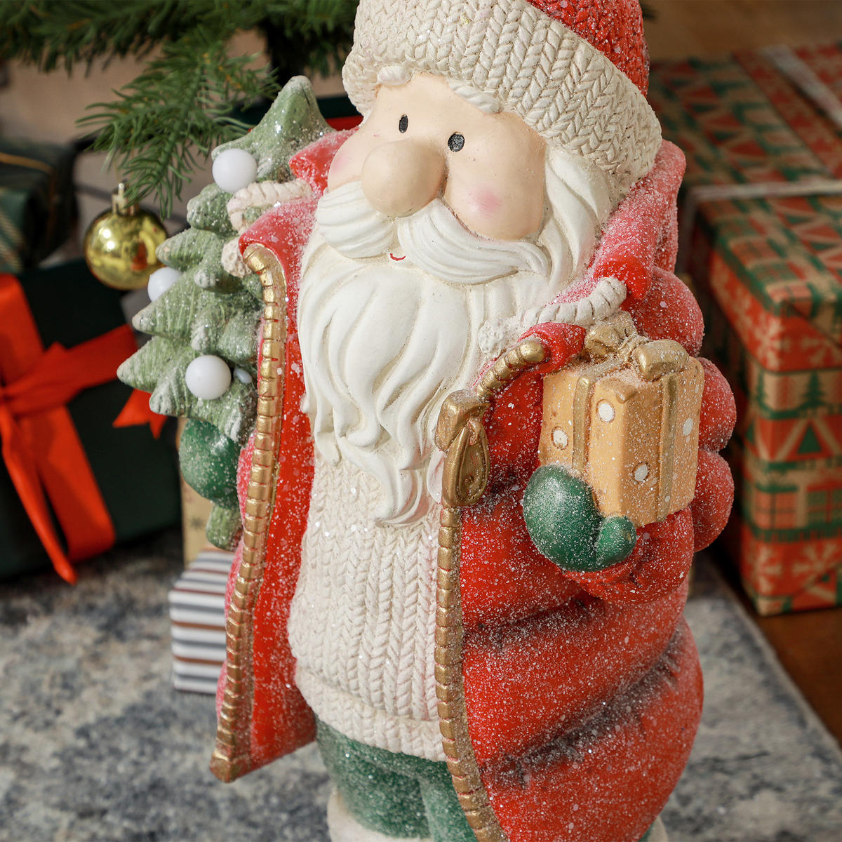 WEIHNACHTSMANN Multicolor 26.5/21.0/50.0cm - Multicolor, Stein (21/50/26.5cm)