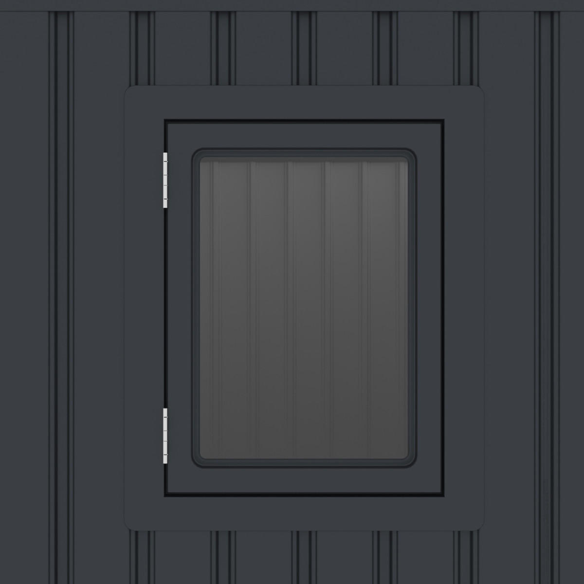 GERÄTEHAUS TOM Dunkelgrau mit Doppeltür und Schließzylinder 230/230/222 cm - Grau, Kunststoff (80/175/120cm) - Plats Outdoor solution