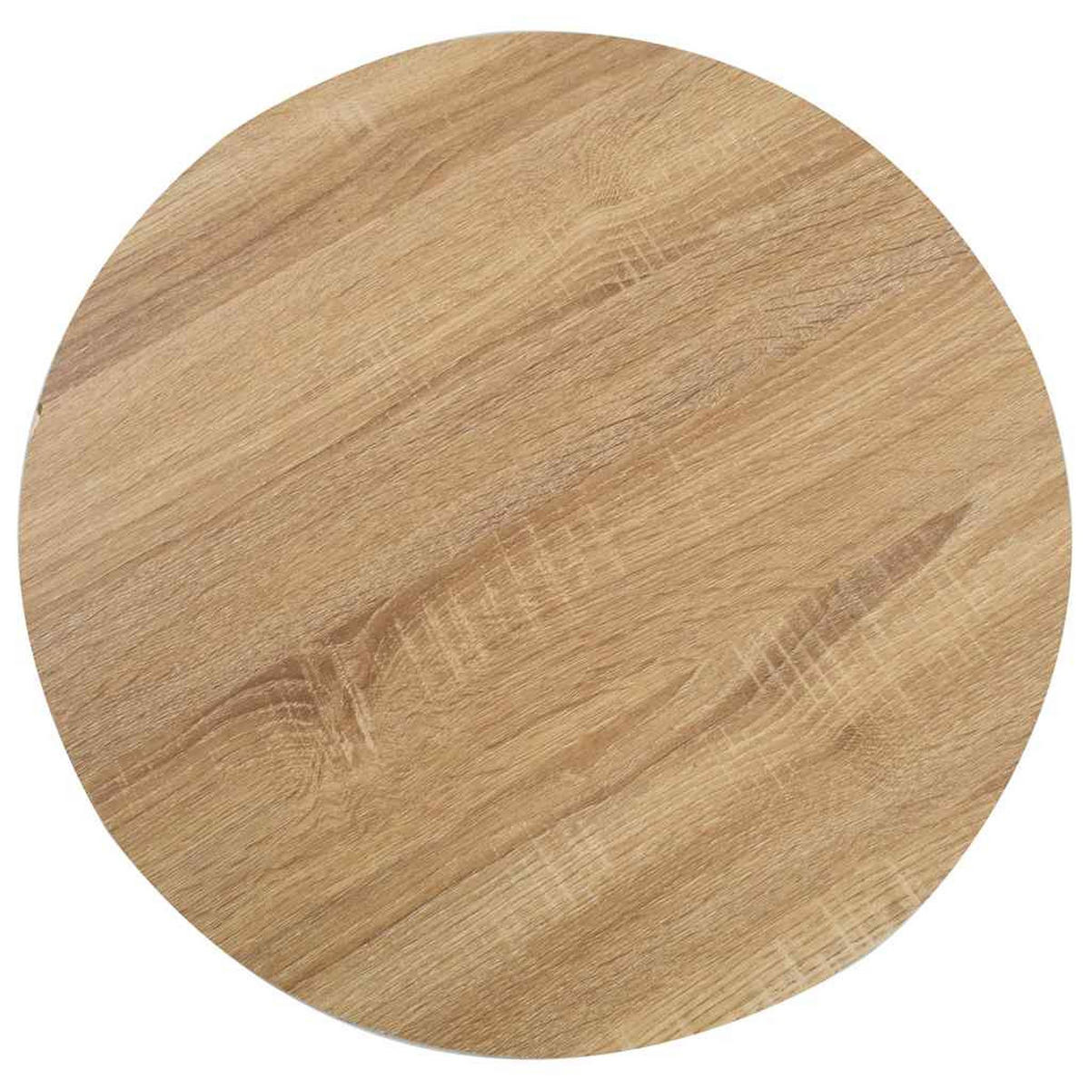 BISTROTISCH Hellbraun 50 Cm Mdf - Hellbraun, Holzwerkstoff (50/75/3.8cm) - vidaXL