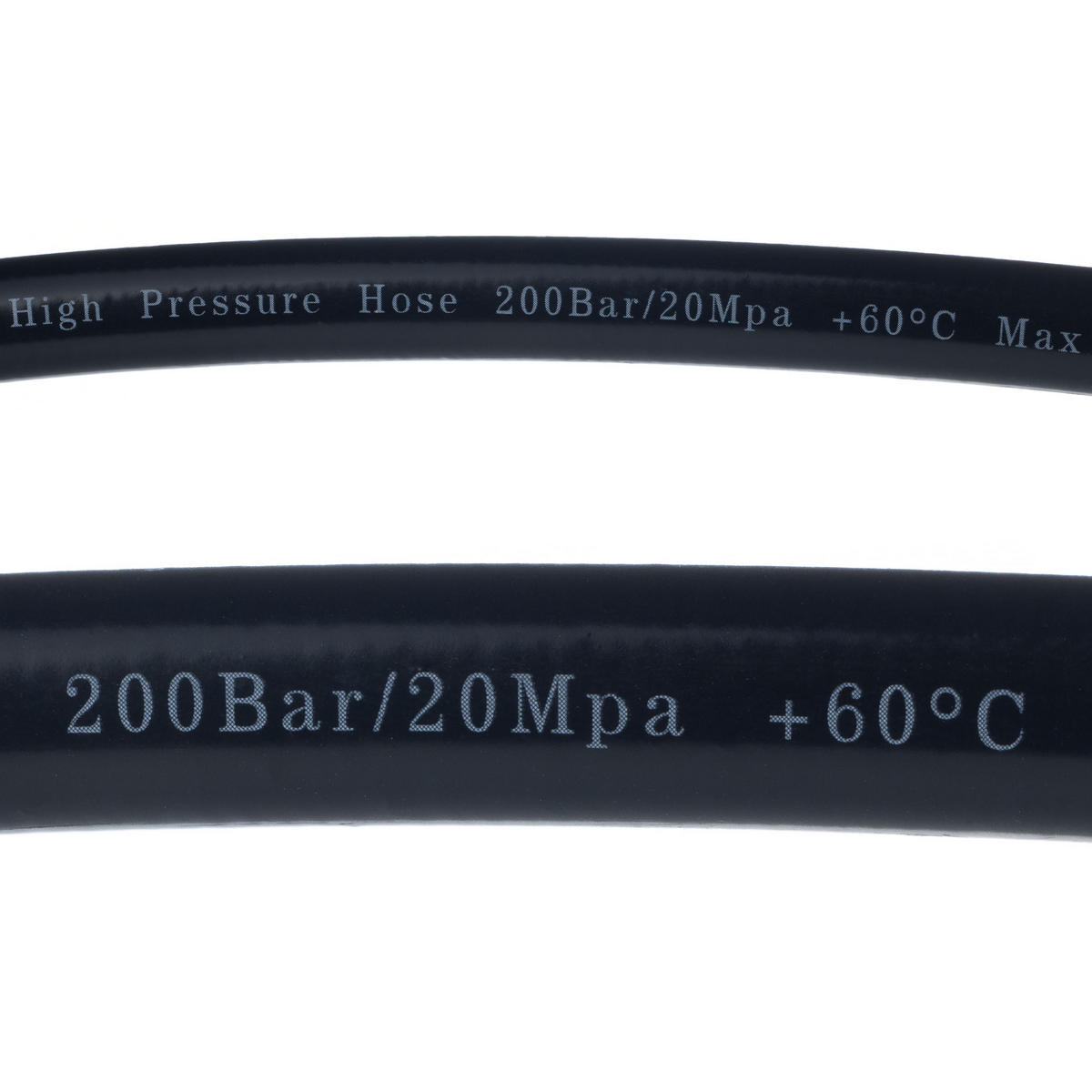 SCHLAUCH M22 Quick Connect, Hochdruck, 5 m, 200 bar, 60 °C, M22x1,5 Anschluss, Click-Connect Kupplung, Schutzkappen - Multicolor, Kunststoff/Metall (10/10/10cm)
