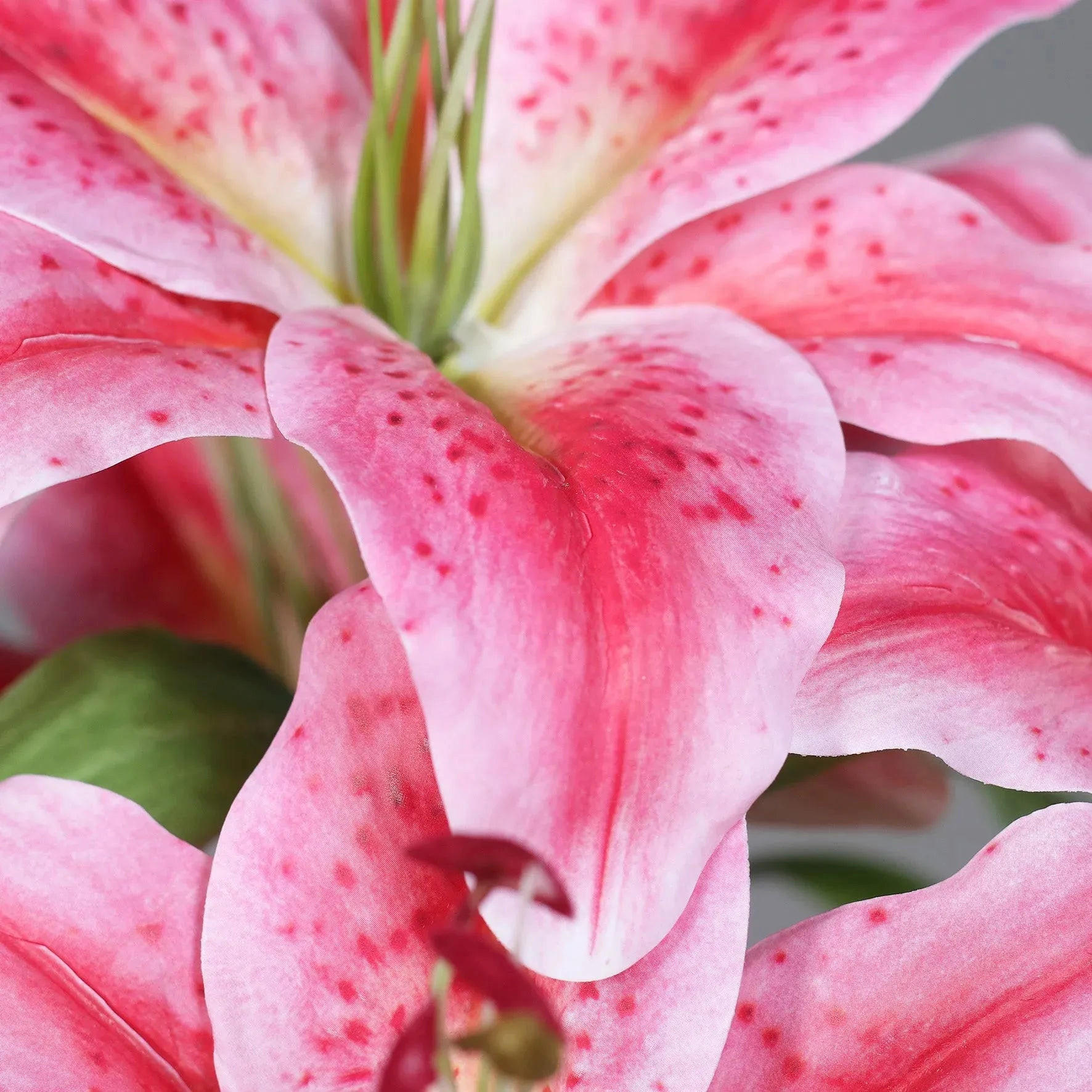 LILIE Künstlicher Lilienbusch - Arielle 55 cm - Pink, Kunststoff (55cm) - aplanta