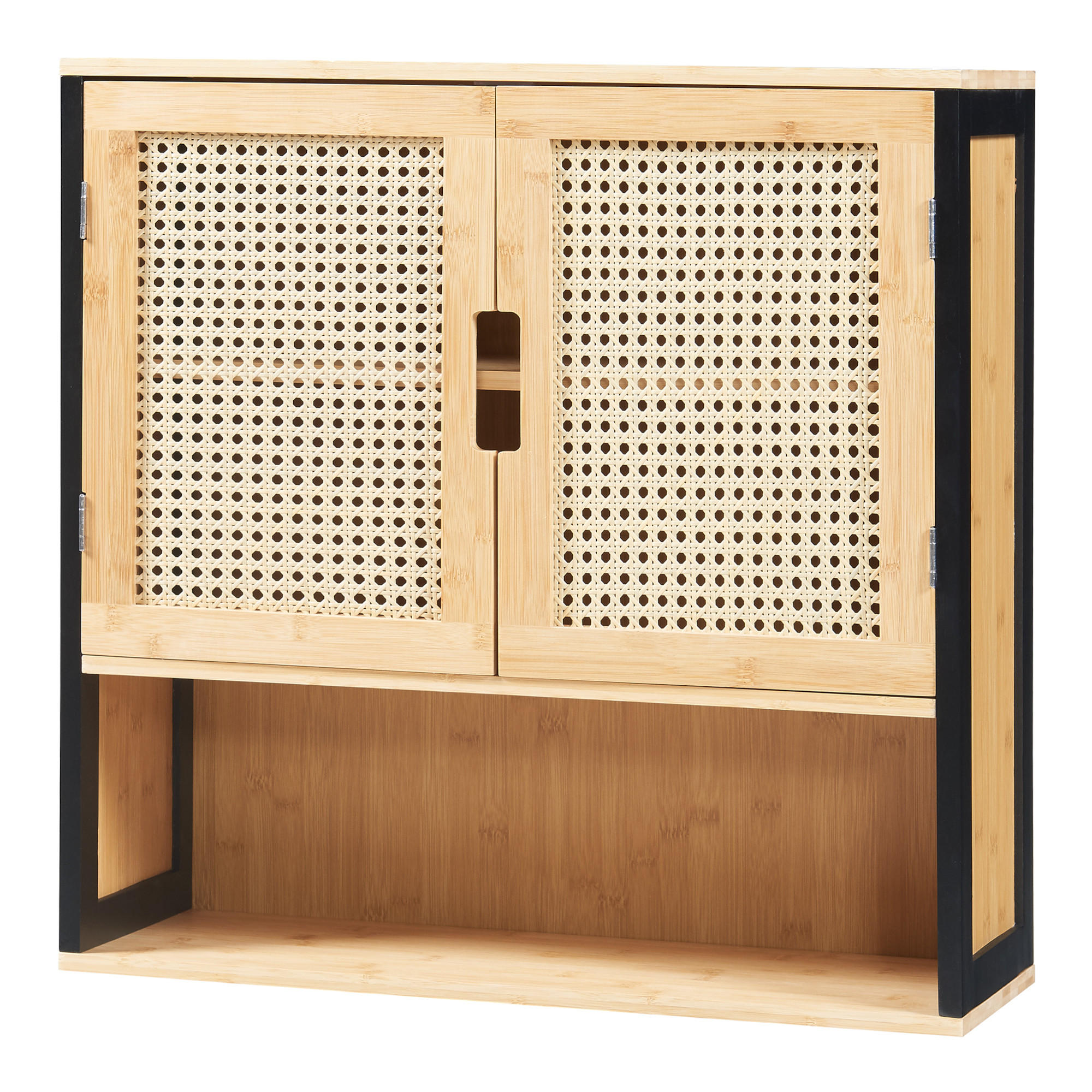 HÄNGESCHRANK Tervola - Naturfarben, Holz (60/60/20cm) - [en.casa]