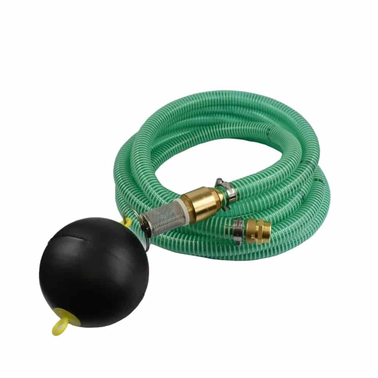GARTENSCHLAUCH Set, schwimmende Entnahme, 5m, 1 Zoll - Alufarben, Metall (500cm) - KLASEBO