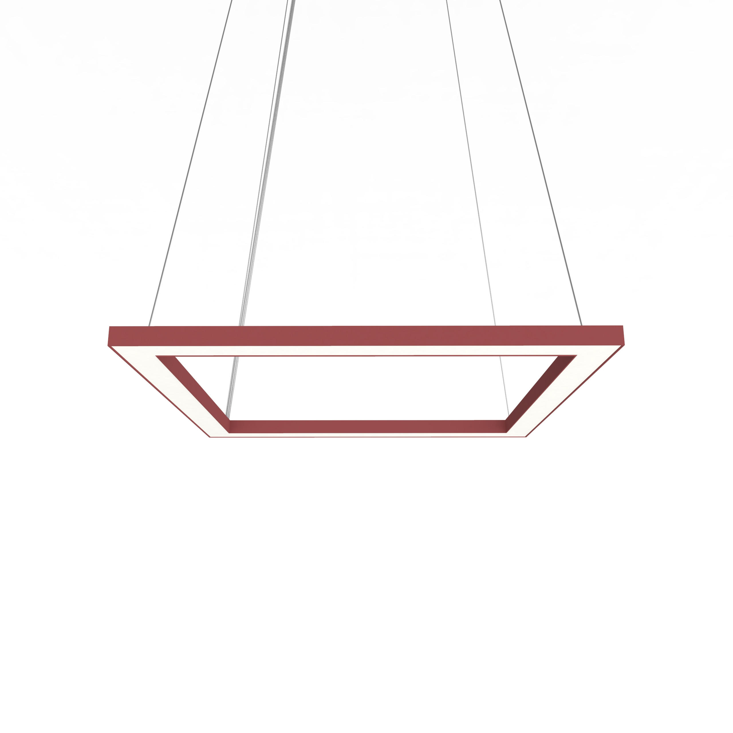 LED-HÄNGELEUCHTE - Rot, Metall (40/40/100cm) - Lumicom