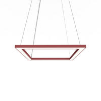 LED-HÄNGELEUCHTE - Rot, Metall (40/40/100cm) - Lumicom