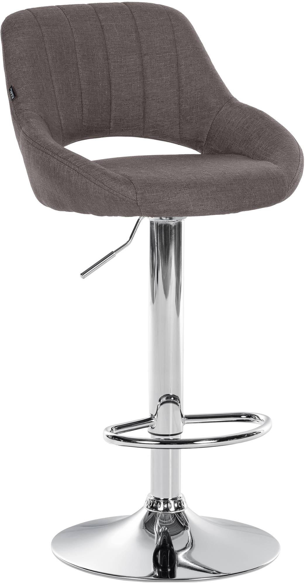 furnicato Barhocker Dunkelgrau 47x85x48 cm