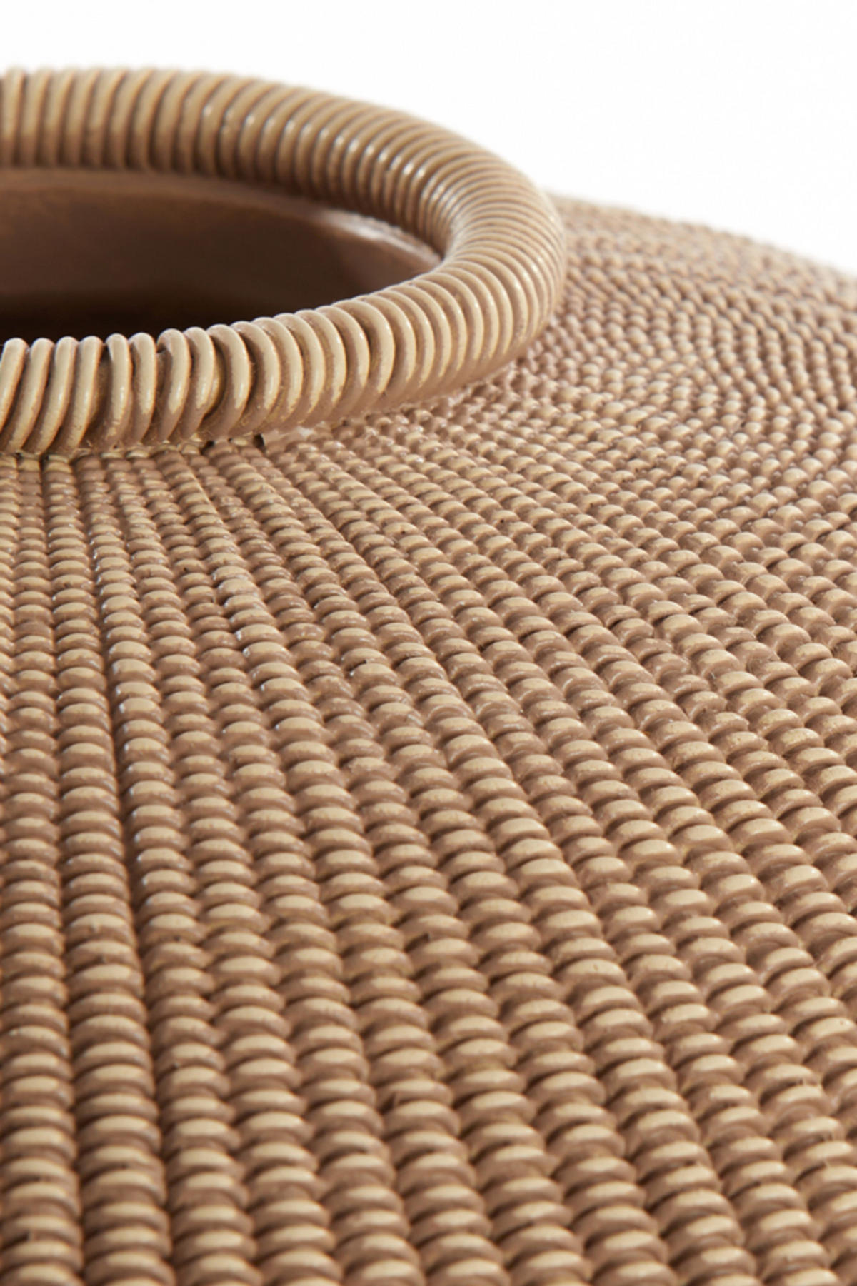 VASE Valerie Braun Ø46/37 cm - Braun, Kunststoff (37cm) - Light & Living