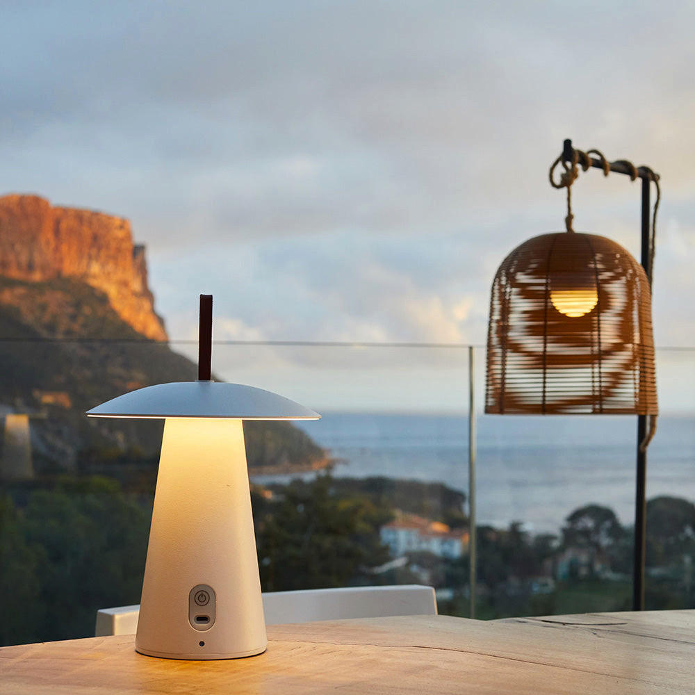 Thumbnail - Lumisky Akkulose, Weiß, Metall, 20x29.2x20 cm, Lampen & Leuchten, Innenbeleuchtung, Tischlampen, Tischlampen