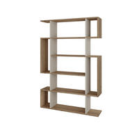 BÜCHERREGAL Mito Dunkle Eiche Sandstein 108,5/25,5/161 cm - Walnussfarben, Holzwerkstoff (108.6/160.8/25.3cm) - Decortie