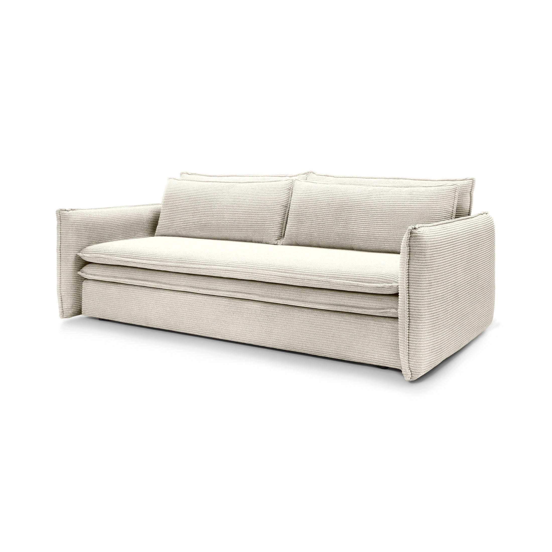 Pillovely Sofa Ecru 240x82x95 cm