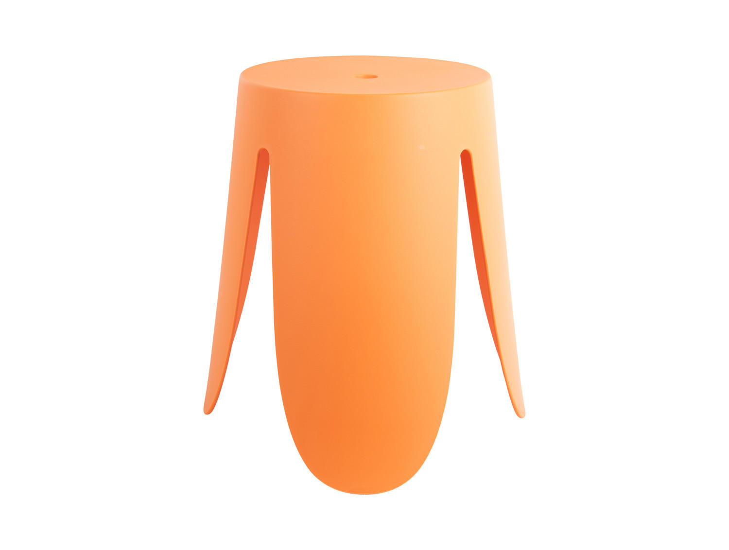 HOCKER Ravish 43/43/45 cm - Orange, Kunststoff (43/45/43cm) - Leitmotiv