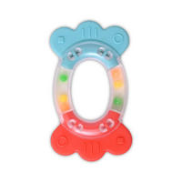 BEISSRING Candy bunt Greifling, genoppter Griff, ab Geburt - Multicolor, Kunststoff (6/10cm) - Baby Care