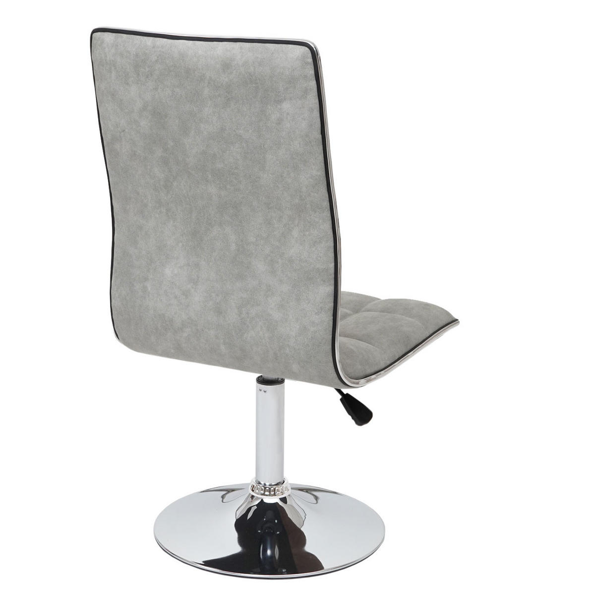 ESSZIMMERSTUHL 2er-Set 103x43x54cm Sitzhöhe 41cm Stoff/Textil vintage Betongrau - Grau, Textil (43/103/54cm) - CHEFGASTRO