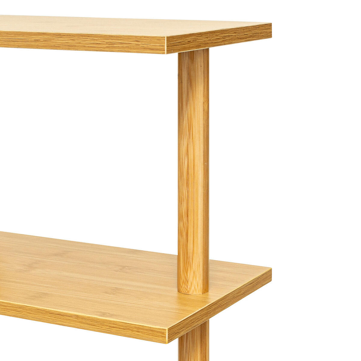 BADEZIMMERSCHRANK Bambus Sicela 30/19/120 cm - Braun, Naturmaterialen (19/120/30cm) - 5five Simply Smart