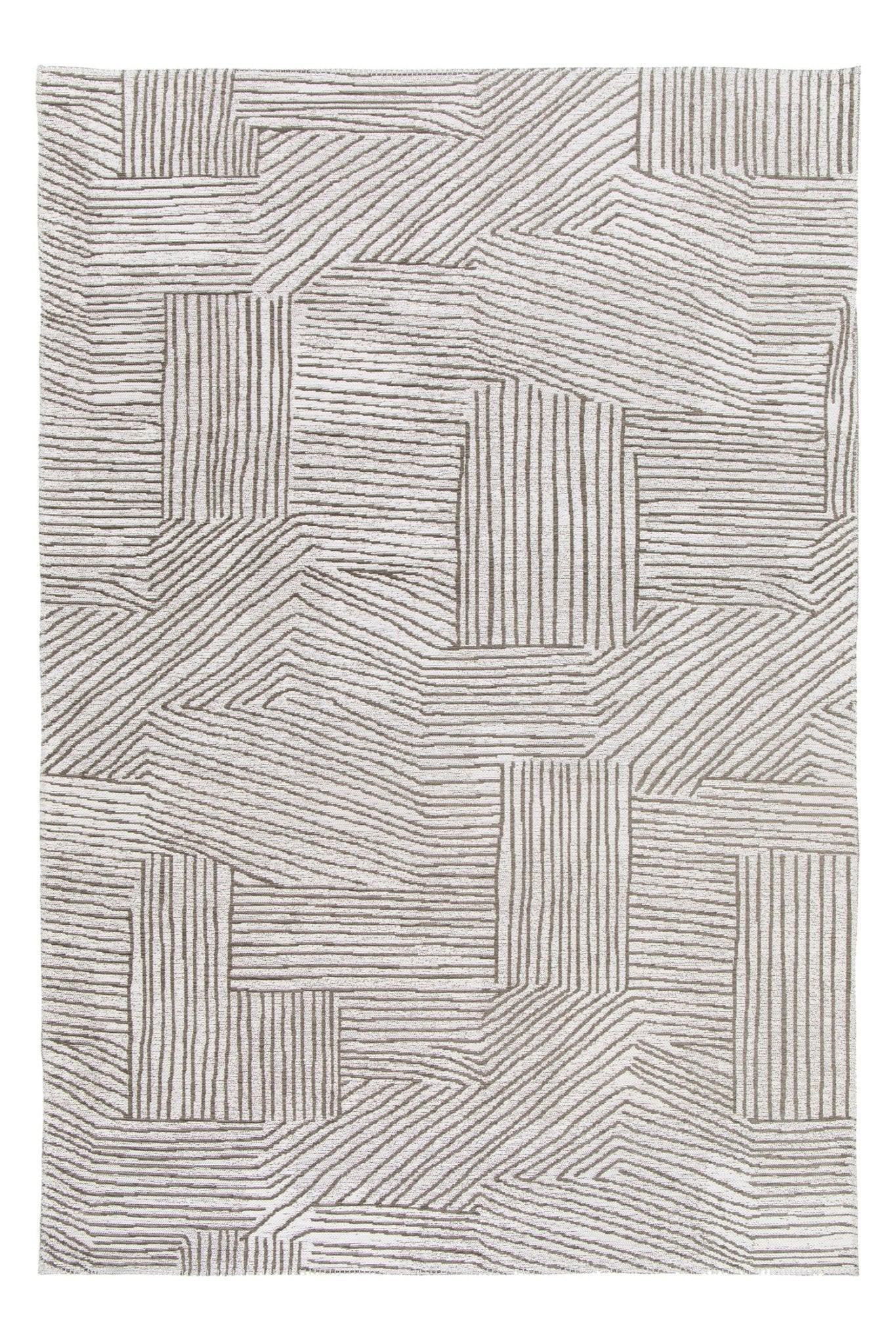 TEPPICH für Innen und Außen aus recycelten Fasern grau - Grau, Textil (160/230cm) - AFK Living