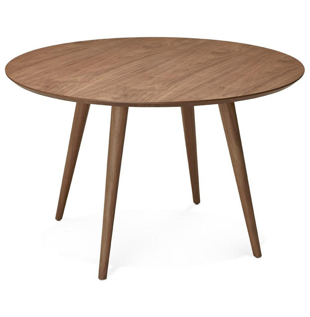 ESSTISCH Rund Holz Skandi-Stil Langlebig Ø120 LIRAXO, Braun 120x120x75 cm - Braun, Holz/Holzwerkstoff (120/120/75cm) - KADIMA DESIGN