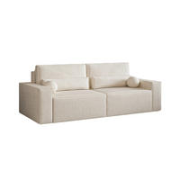 SCHLAFSOFA - Denver mini - Creme (Anthology 20) - Creme, Holzwerkstoff (248/92/110cm) - Möblo