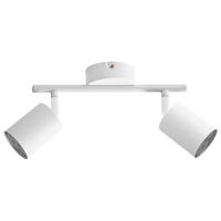 STRAHLER Weiß Nyando - Weiß, Metall (8/26/16cm) - Beliani