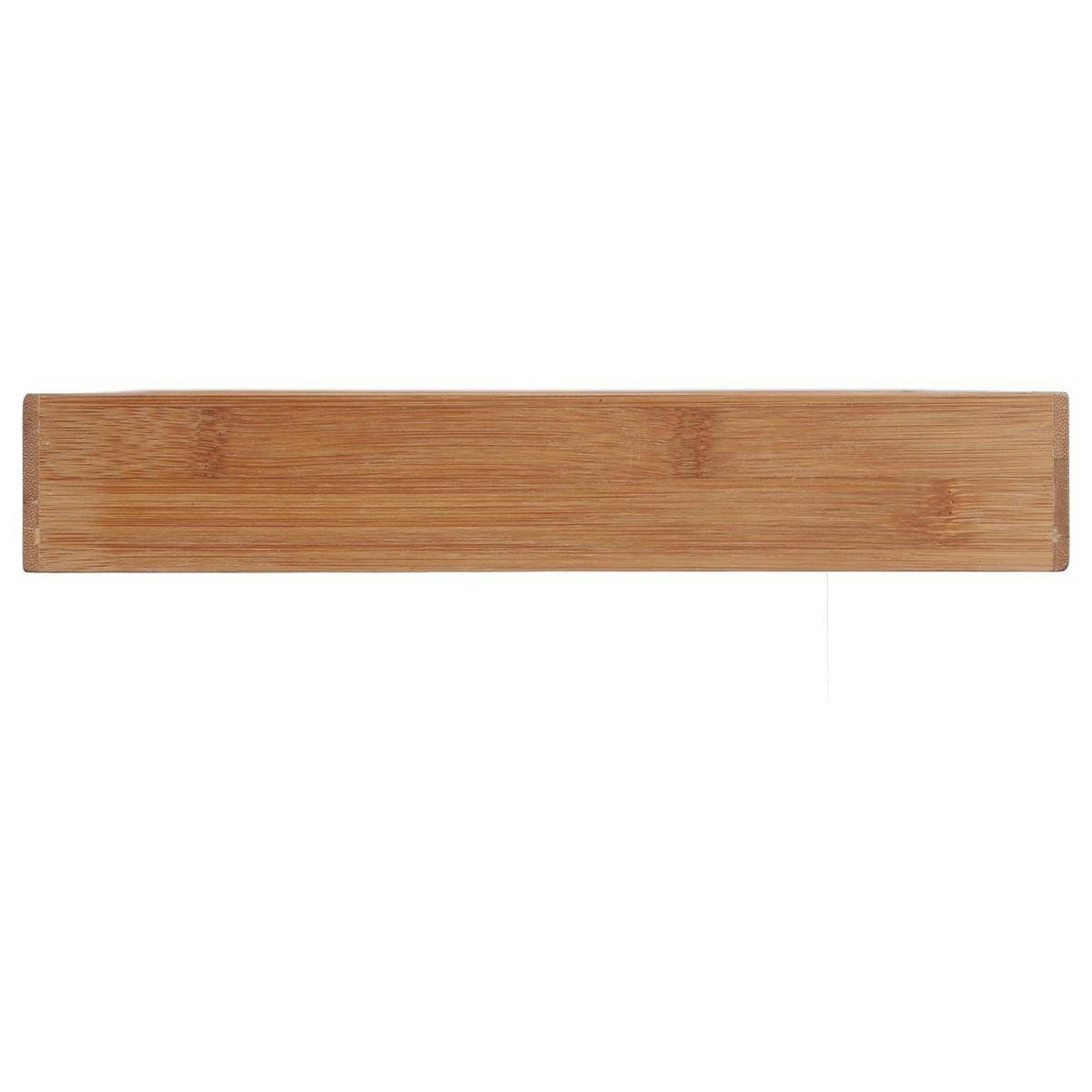 BESTECKKASTEN Schubladenminen - 5 Fächer 25/34/4,5 cm - Braun, Naturmaterialien (34/4.5/25cm) - 5five Simply Smart