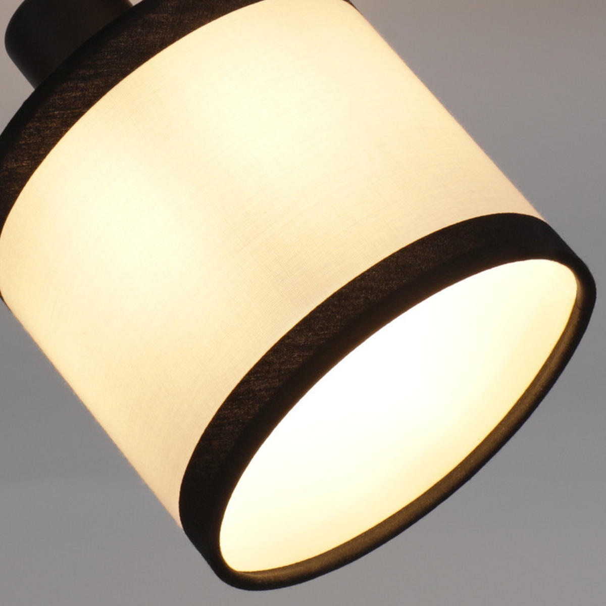 DECKENSTRAHLER Chase Ⅲ 6-flammig 150/12/19 cm - Schwarz, Metall (150/12/19cm) - Nettlife