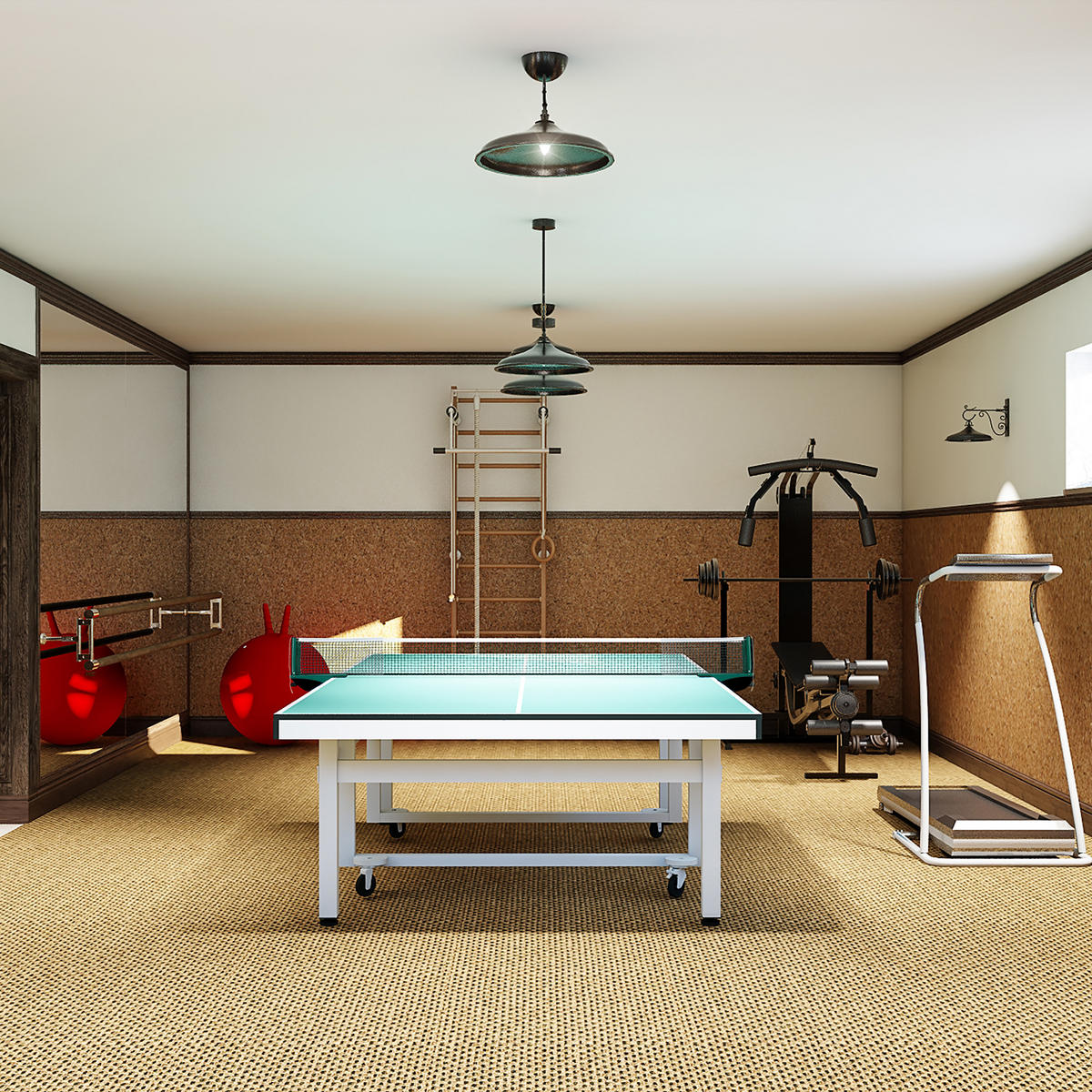 TISCHTENNISNETZ - Dunkelgrün, Textil/Metall (174/2.5cm) - Relaxdays