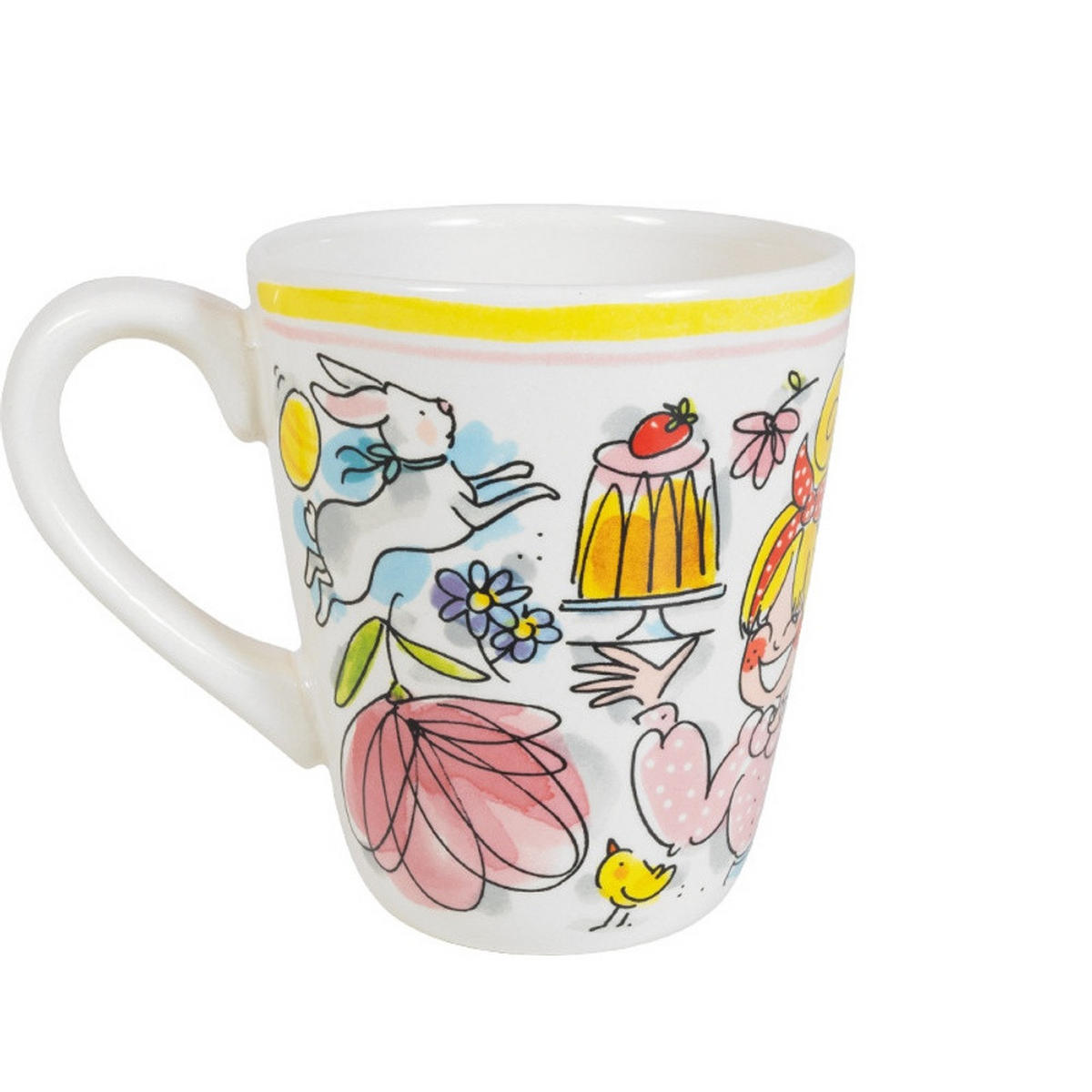 BECHER Happy Easter Pasen in Bunt - 350 ml - Multicolor, Keramik (0.35L) - Blond Amsterdam