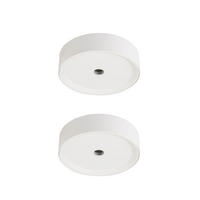 LED DECKENLEUCHTE ARTHUR Aluminium Weiß 2er Set - Weiß, Metall (15/15/4cm) - Globo Lighting