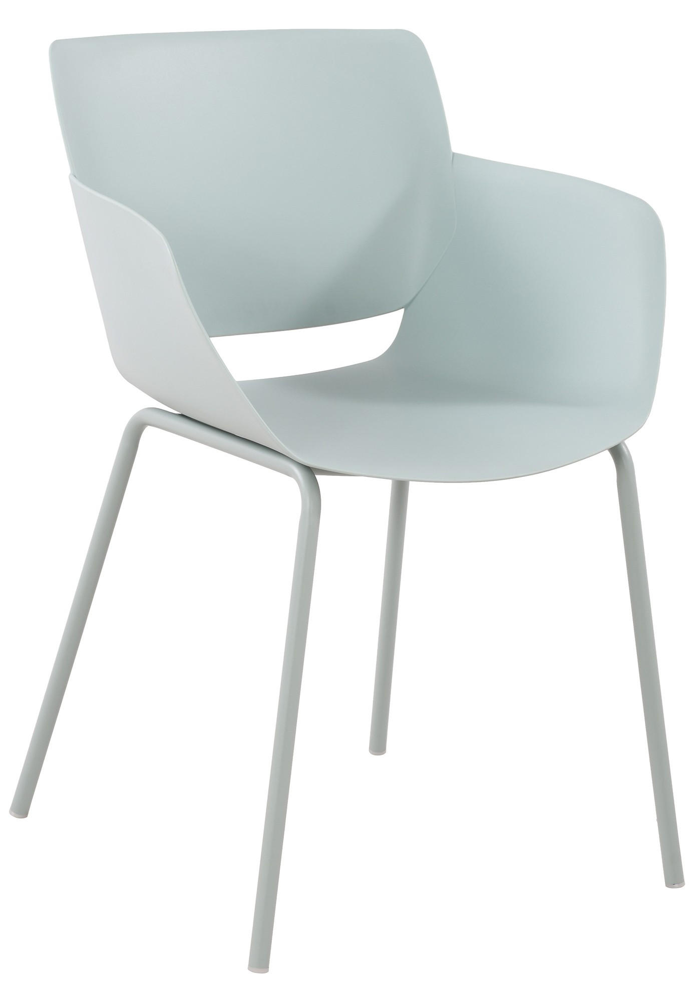 STUHL Kunststoff Türkis - Türkis, Kunststoff/Metall (58/80/54cm) - CLP