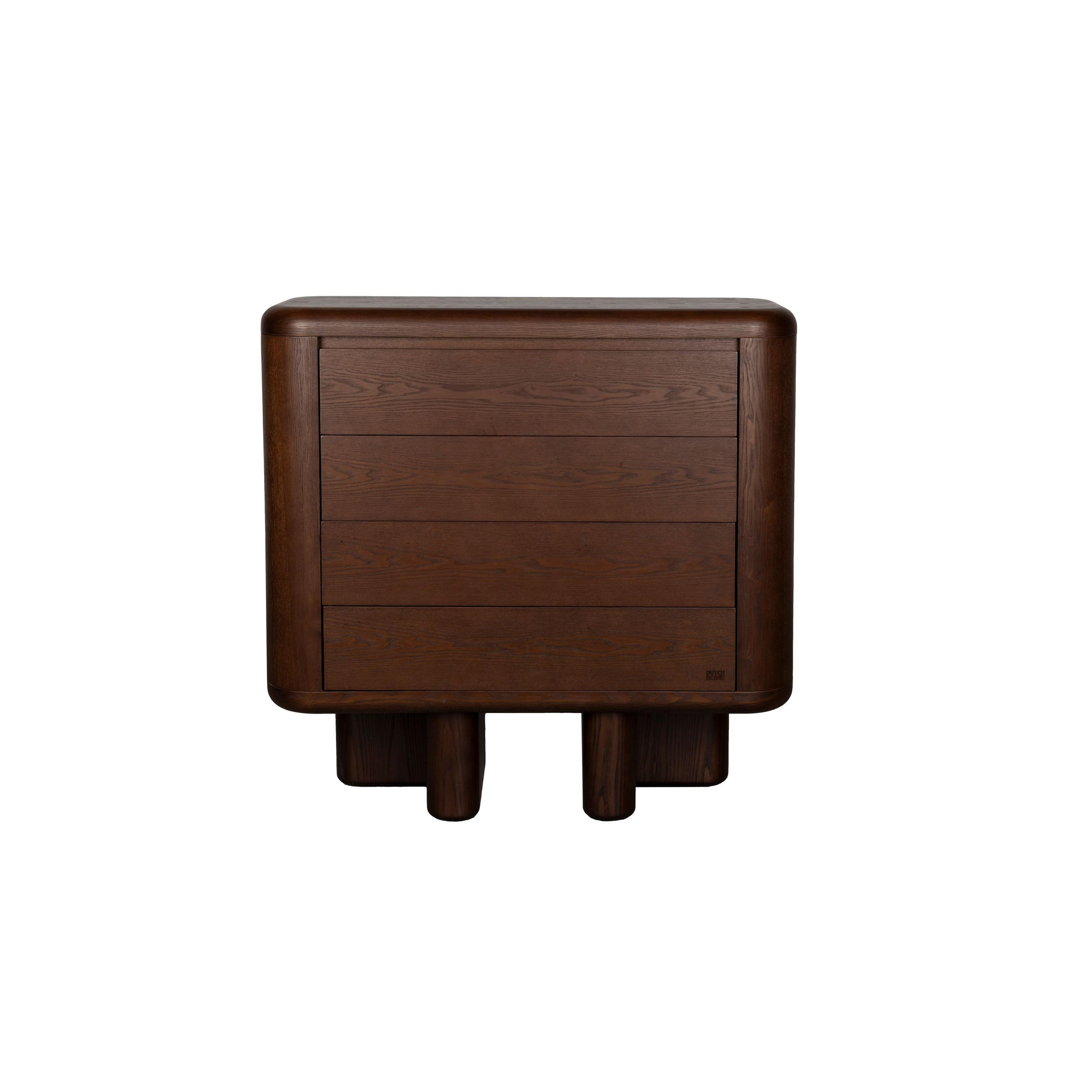KOMMODE Herman Walnussfarbe - Braun, Holzwerkstoff (100/98/40cm) - Dutchbone