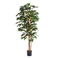 KUNSTBAUM Künstlicher Kaffebaum - Philomena 180 cm - Multicolor, Kunststoff (180cm) - aplanta