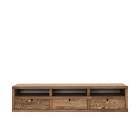 TV-SCHRANK aus Massivholz MARIKA 1 - Dunkelbraun, Holz (180/40/40cm) - Seart