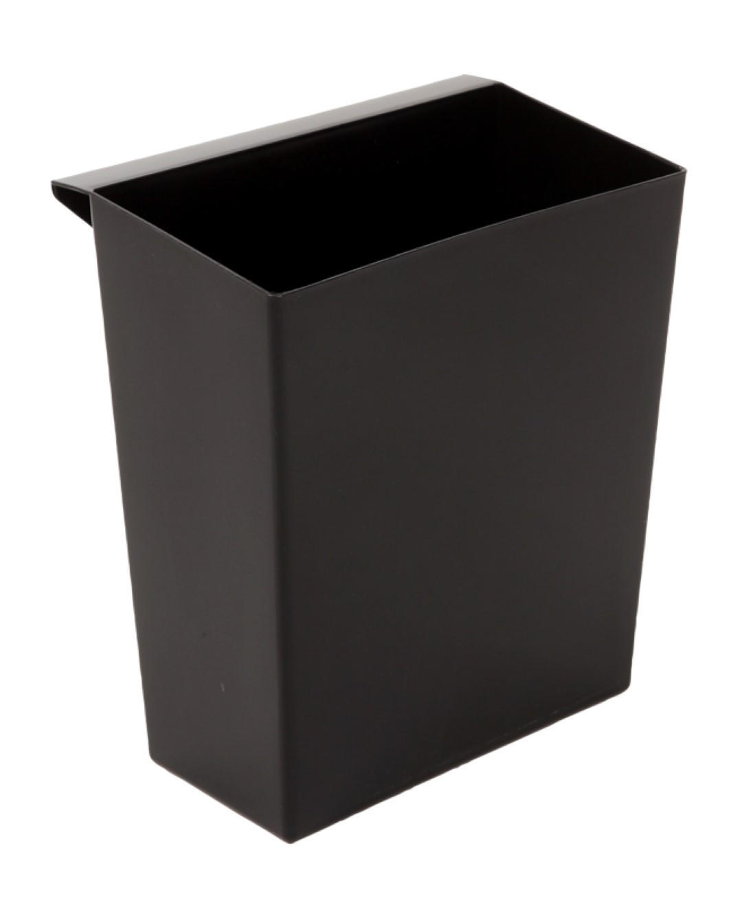 PAPIERKORB 26,5x15x24 cm Kunststoff Schwarz - Schwarz, Metall (15/26.5/24cm) - PROREGAL