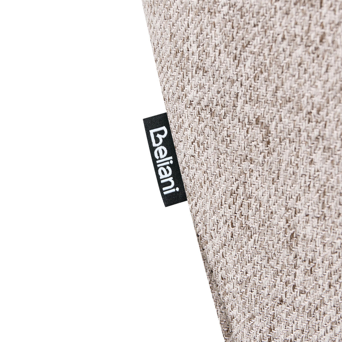 SESSEL Stoff Beige Lakene - Beige, Textil (94/88/88cm) - Beliani