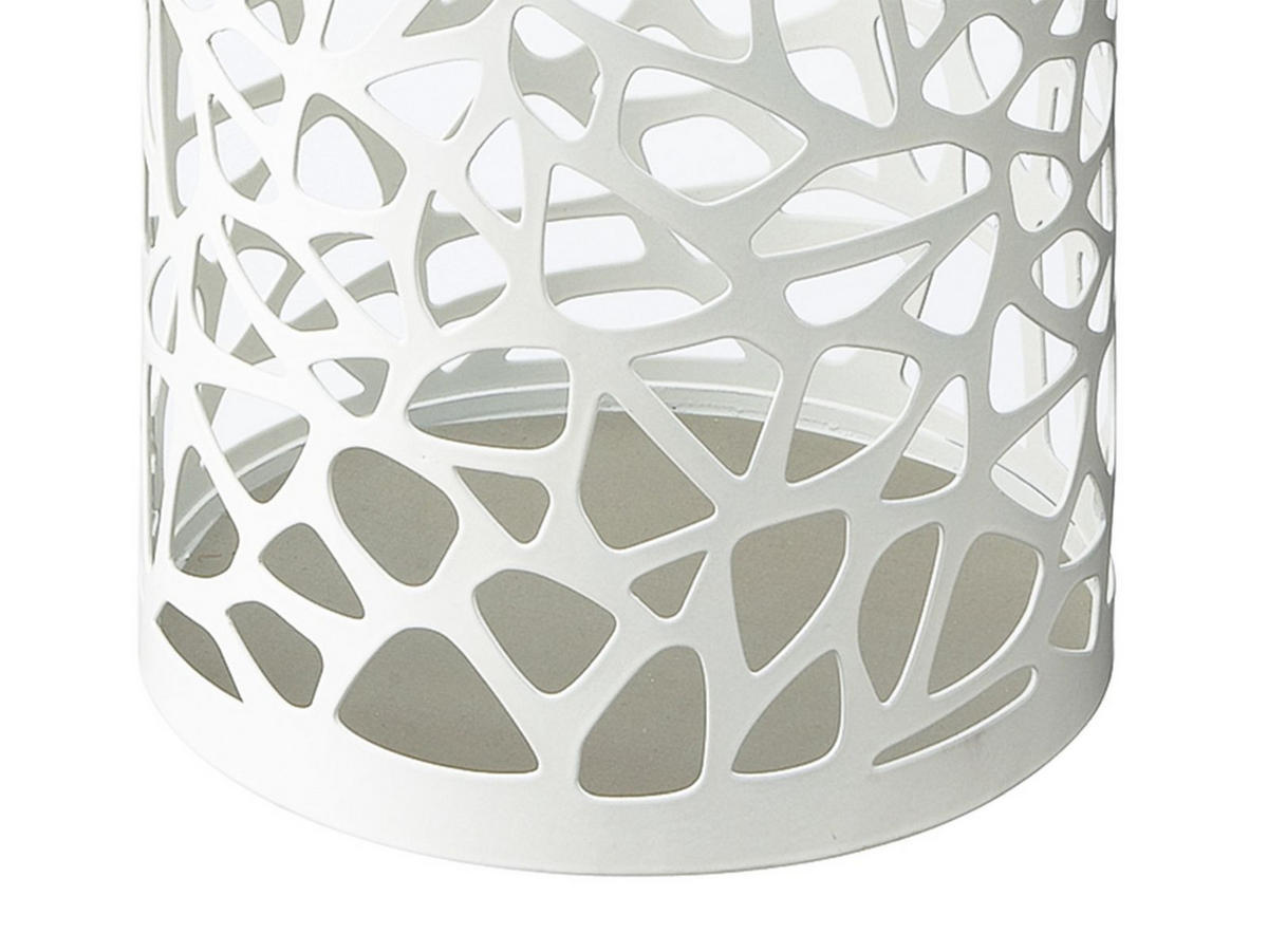 SCHIRMSTÄNDER Nest weiß 19/46/19 cm rund - Weiß, Metall (19/46/19cm) - Yamazaki